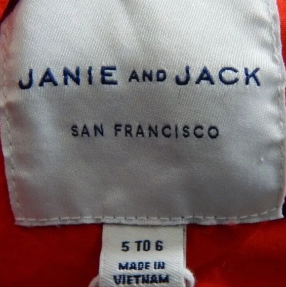 Janie and Jack Red Peplum Jacket - Picture 3 of 4